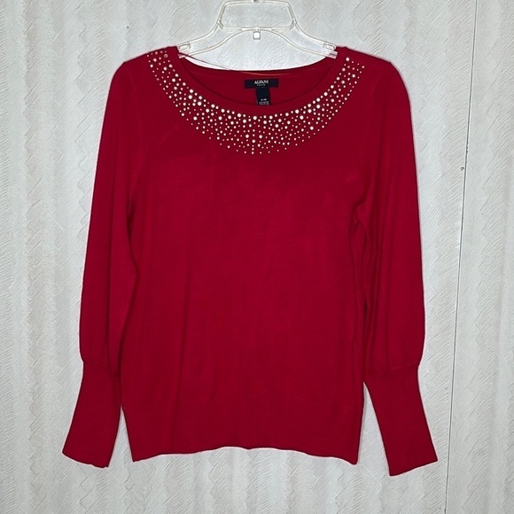 ❤️ 🆕 ALFANI Petite Long Sleeve Shirt Size PM - Picture 2 of 4